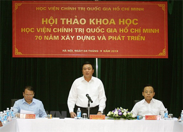 Học viện Chính trị quốc gia Hồ Chí Minh: 70 năm chăm lo “gốc” của Đảng