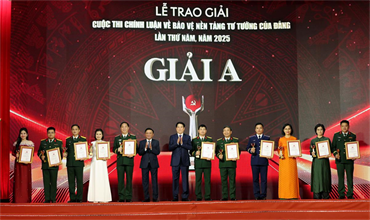 Trao giải Cuộc thi chính luận về bảo vệ nền tảng tư tưởng của Đảng lần thứ Năm, năm 2025