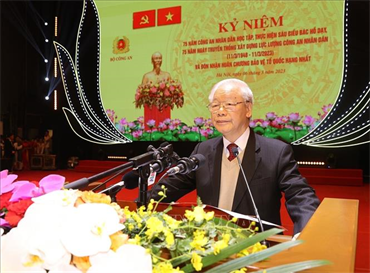 Tổng Bí thư Nguyễn Phú Trọng: Lực lượng CAND tiếp tục 