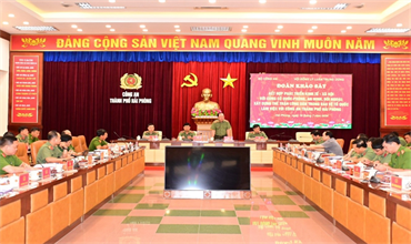 Tiểu ban Quốc phòng - An ninh - Đối ngoại khảo sát tại Thành phố Hải Phòng