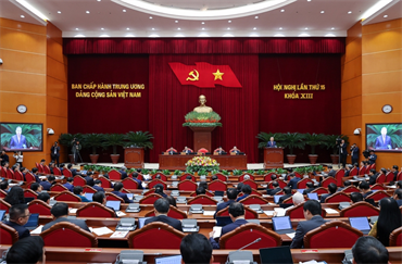 Thông cáo báo chí ngày làm việc thứ nhất Hội nghị Trung ương 15, khóa XIII