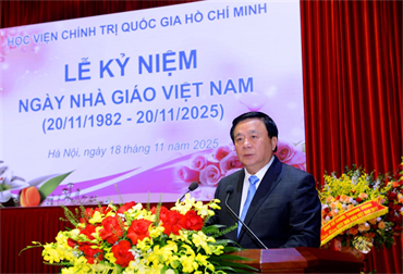 Học viện Chính trị quốc gia Hồ Chí Minh kỷ niệm 43 năm Ngày Nhà giáo Việt Nam (20/11/1982-20/11/2025)