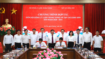 Hội đồng Lý luận Trung ương và Tạp chí Cộng sản ký kết Chương trình hợp tác giai đoạn 2026 - 2031
