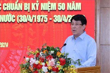 Bộ Chính trị, Ban Bí thư đặt yêu cầu rất cao với tổ chức kỷ niệm 50 năm Ngày Giải phóng miền Nam, thống nhất đất nước