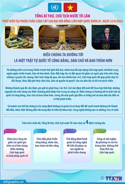 Nội dung cốt lõi trong bài Phát biểu của Tổng Bí thư, Chủ tịch nước Tô Lâm