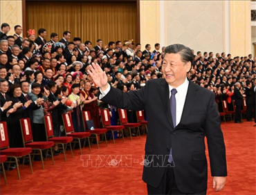 Chủ tịch Trung Quốc đề cao vai trò của người dân trong xây dựng đất nước XHCN hiện đại toàn diện