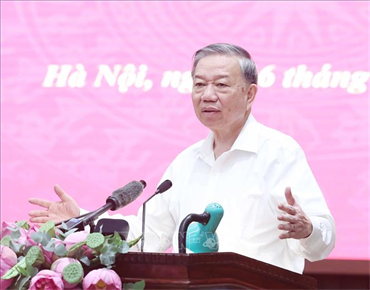 Phát biểu của Tổng Bí thư Tô Lâm tại buổi làm việc với Ban Thường vụ Thành ủy Hà Nội