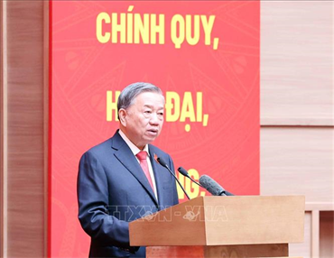 Phát biểu của Tổng Bí thư Tô Lâm tại Đại hội đại biểu Đảng bộ Công an Trung ương lần thứ VIII