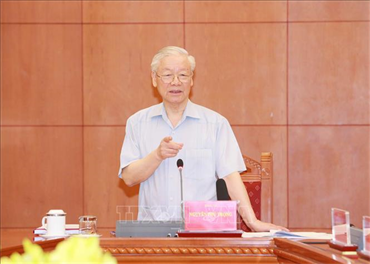 Tổng Bí thư Nguyễn Phú Trọng: Cứ có dấu hiệu vi phạm là ủy ban kiểm tra vào