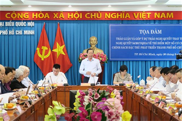 Thành phố Hồ Chí Minh cần có những cơ chế, chính sách đặc thù để phát triển đột phá