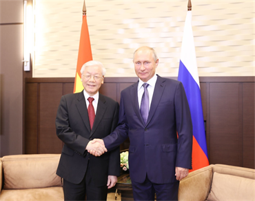 Tổng Bí thư Nguyễn Phú Trọng hội đàm với Tổng thống Liên Bang  Nga V.Putin