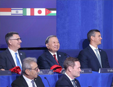 Tổng Bí thư Tô Lâm tham dự cuộc họp khai mạc Hội đồng Hoà bình về Dải Gaza