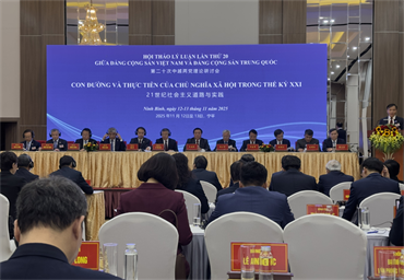 Hội thảo Lý luận lần thứ 20 giữa hai Đảng Cộng sản Việt Nam và ĐCS Trung Quốc