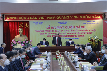 Lễ ra mắt sách của Tổng Bí thư Nguyễn Phú Trọng về con đường đi lên chủ nghĩa xã hội ở Việt Nam