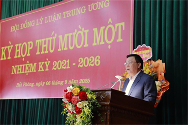 Kỳ họp thứ 11 Hội đồng Lý luận Trung ương nhiệm kỳ 2021-2026