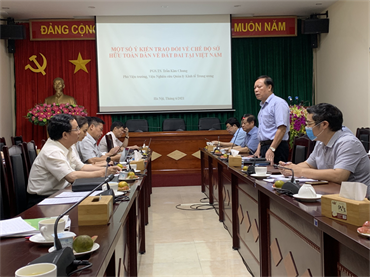 Tọa đàm khoa học "Một số vấn đề nhận thức lý luận về chế độ sở hữu đất đai, quan hệ sở hữu đất đai và những vấn đề đặt ra cần hoàn thiện trong giai đoạn mới".