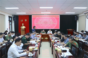 Tọa đàm  “Một số vấn đề lý luận và thực tiễn về bảo đảm vững chắc an ninh quốc gia trong bối cảnh hội nhập quốc tế toàn diện, sâu rộng”.